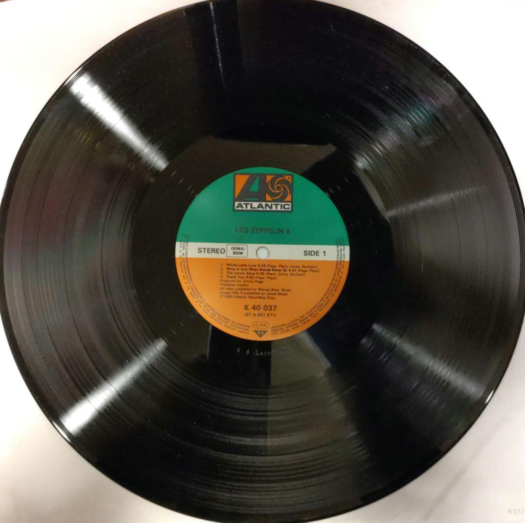 ☕【直筆サイン・鑑定文書付】レッドツェッペリン　Ⅱ　LPジャケット