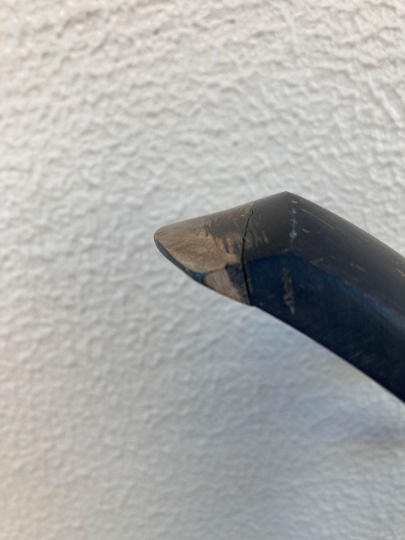 沖縄 三線 小振り 真壁 八重山黒木 竿 365g