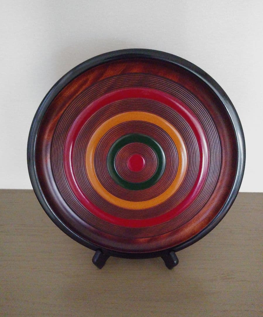 香川漆器独楽お盆36㎝