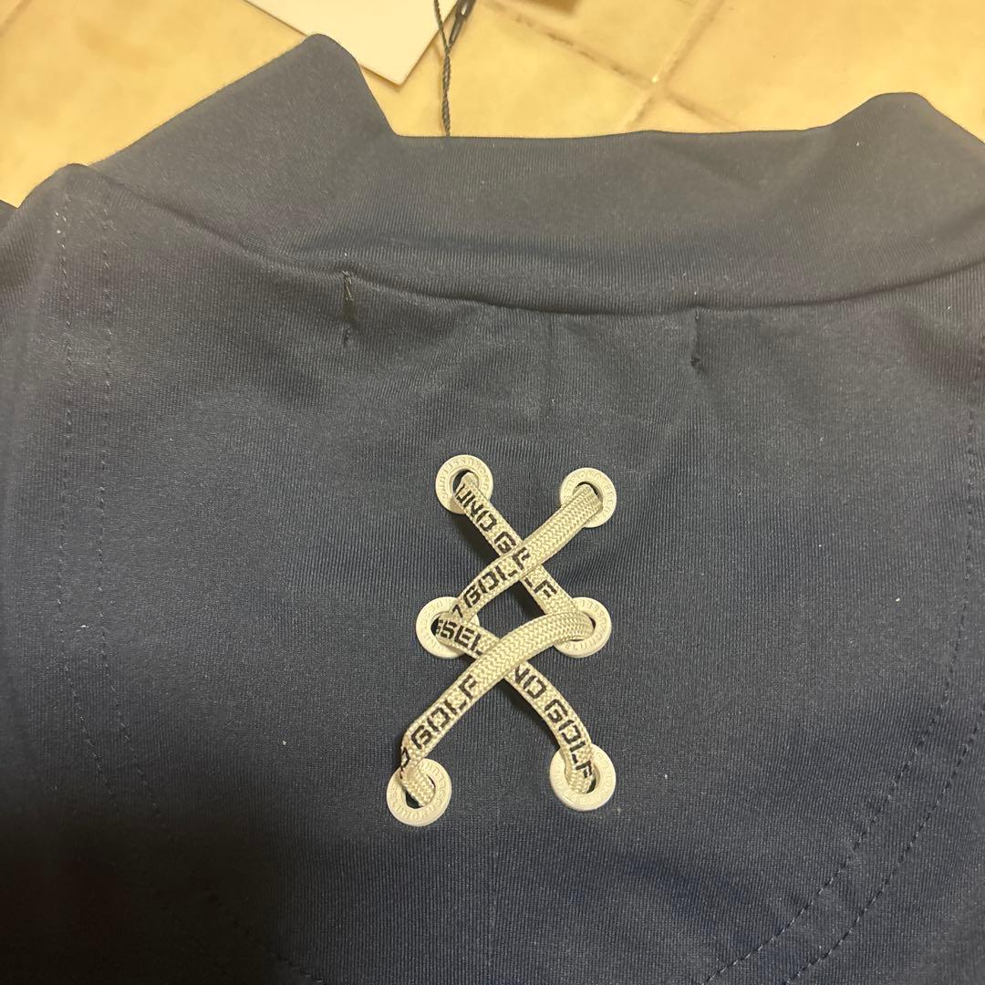 新品タグ付☆ラッセルノ☆ゴルフモックネックシャツ☆5【L】☆定価30,800円