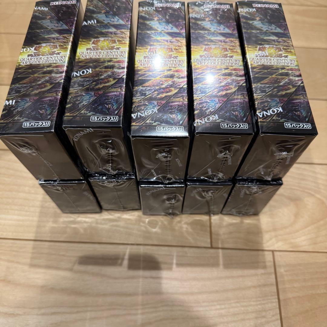 遊戯王クォーターセンチュリーアートコレクションシュリンク付10BOX