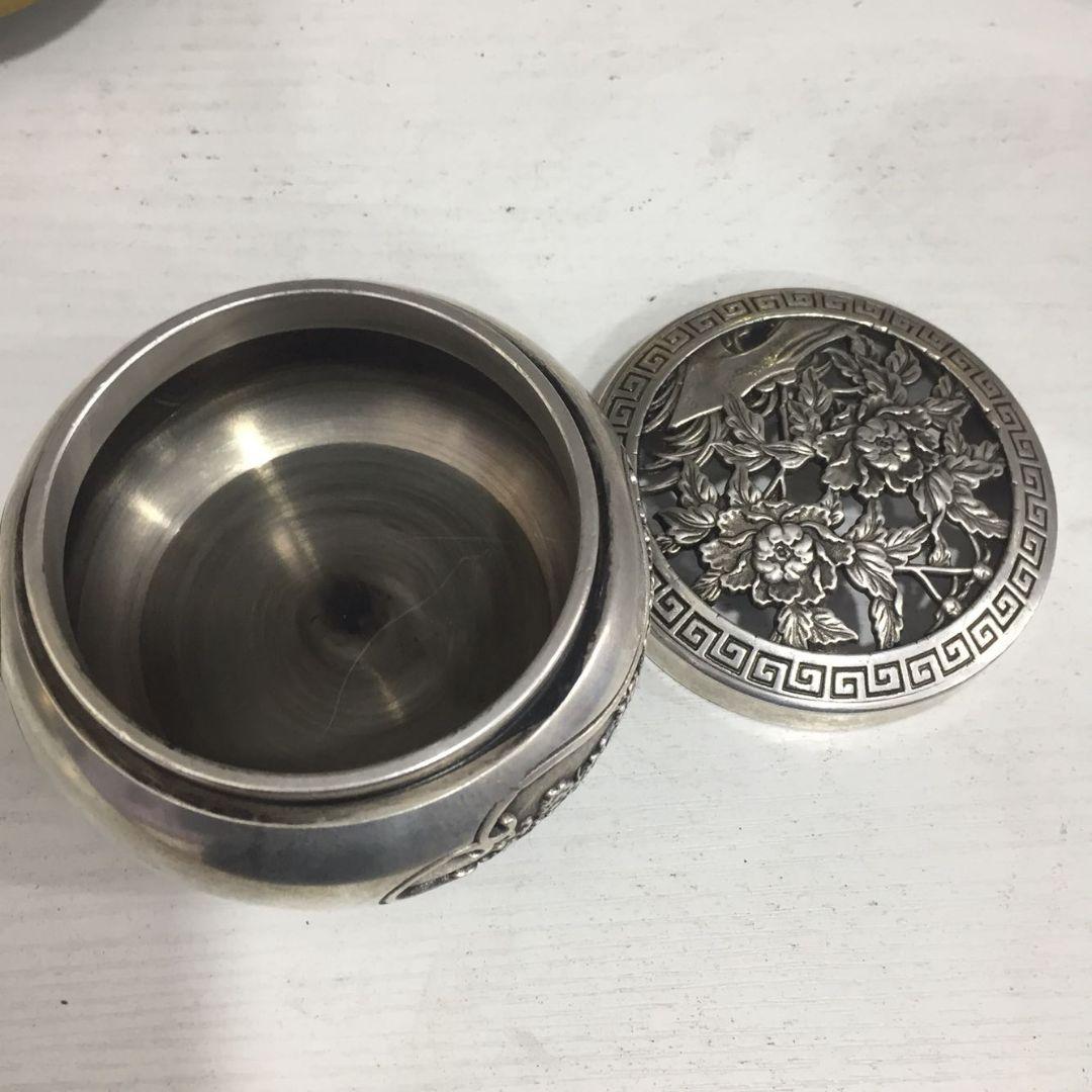 銅製 カササギ登梅香炉 薫る香炉 茶道香炉 香道具 装飾品 工芸品 置物