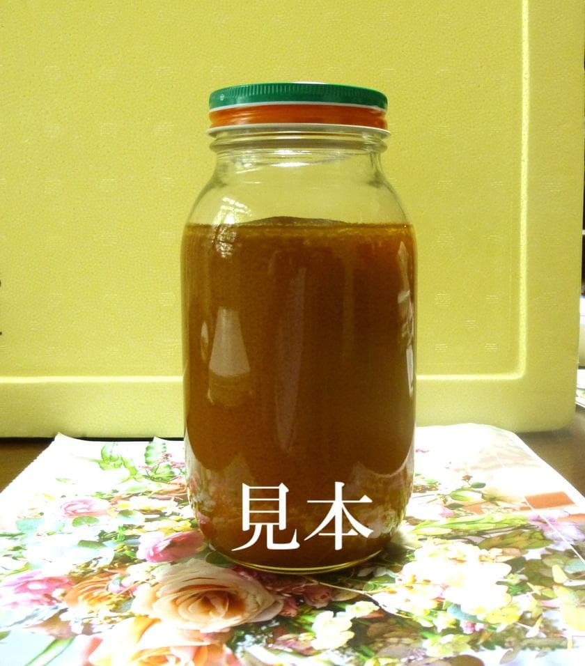 【結晶】ニホンミツバチの百花蜜1050g