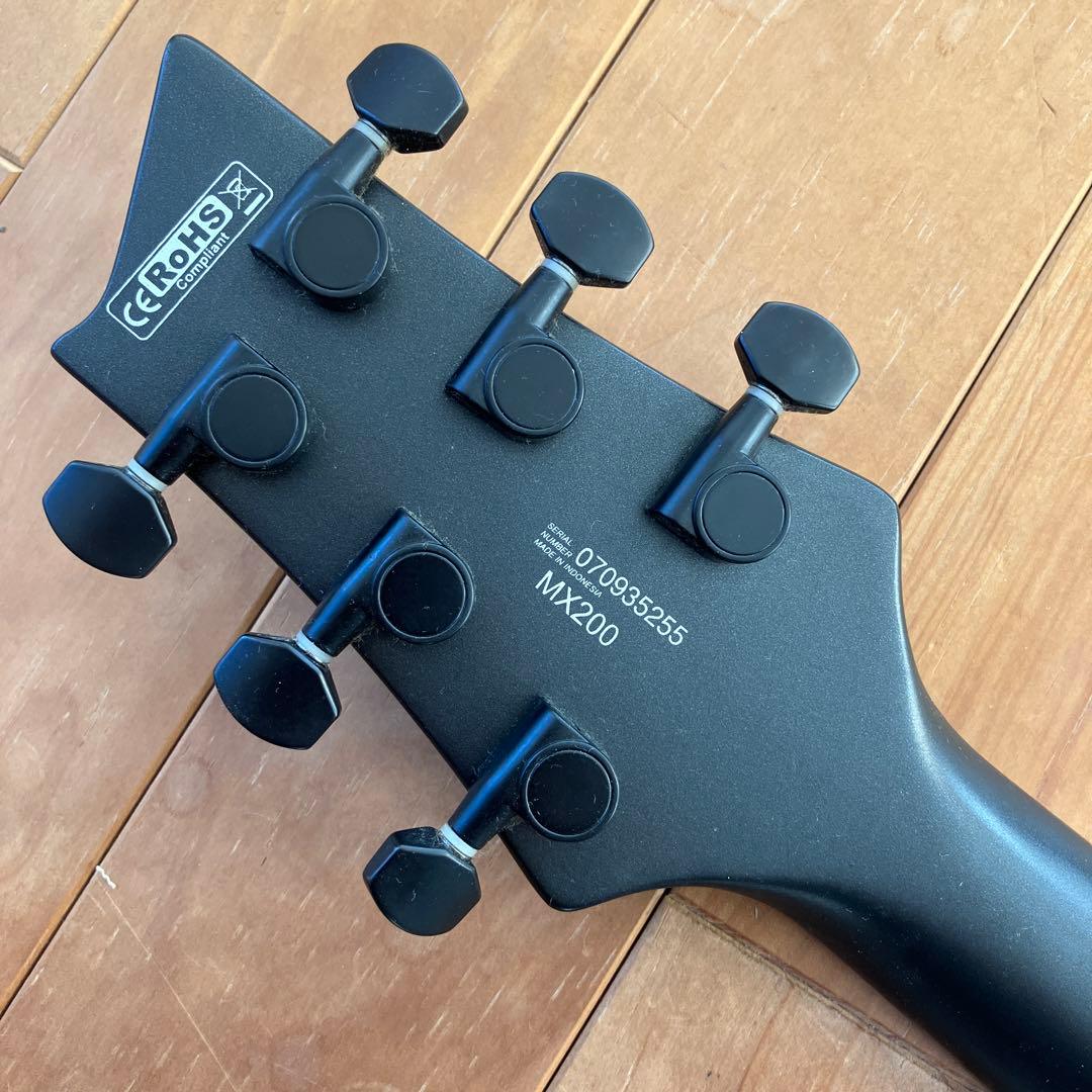 Cort　MX200　エレキギター　黒　本体　ケース　セット　イシバシ楽器