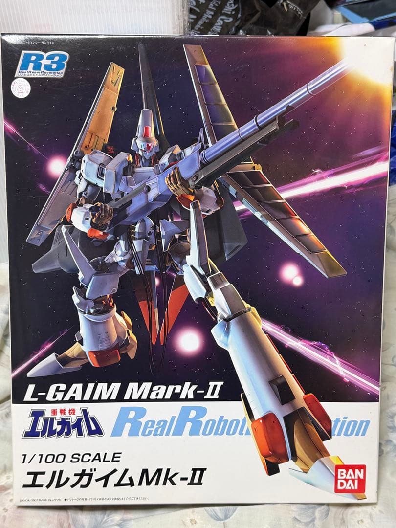 【新品】 R3 1/100 エルガイムMk-II 赤BANDAI
