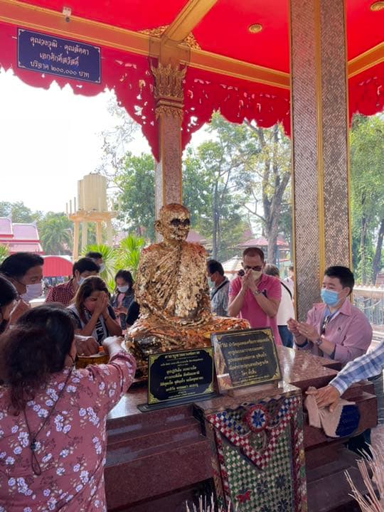 A34コシタラム寺院　チャイナート県の巨匠ルアンポークアイ師　プラクルアン