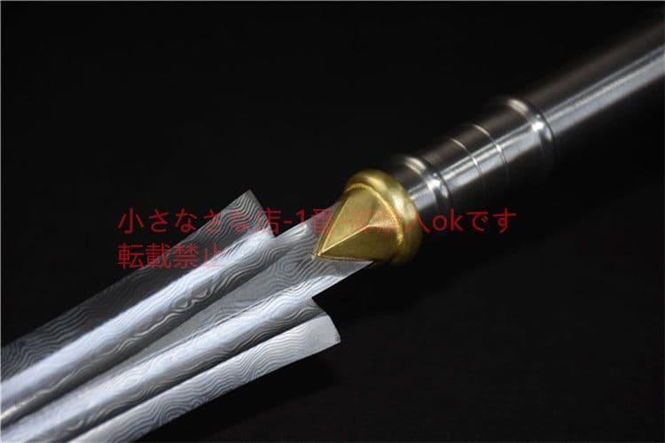 模様竜胆銃  古兵器 武具 刀装具 日本刀 模造刀