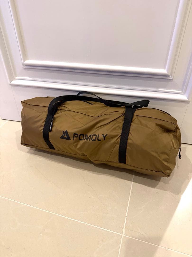 新品‼️POMOLY STOVEHUT 70ドアポール2本、テントポール2本付き