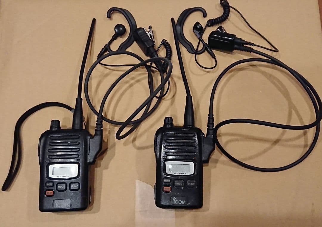 アイコム IC-4810 特定小電力トランシーバー2台セット マイク イヤホン付