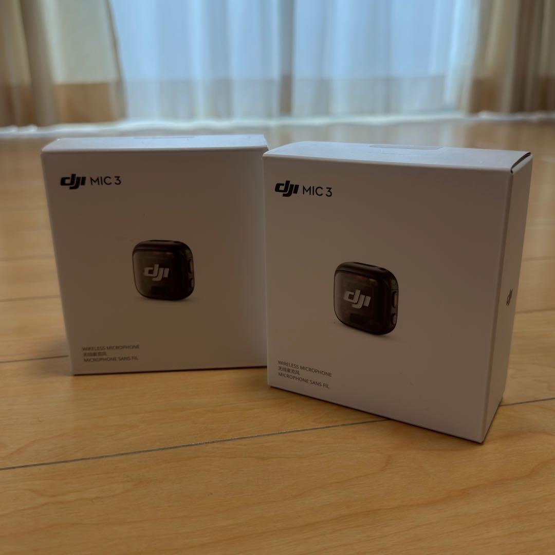 DJI MIC 3 トランスミッター 2個セット ワイヤレスマイク