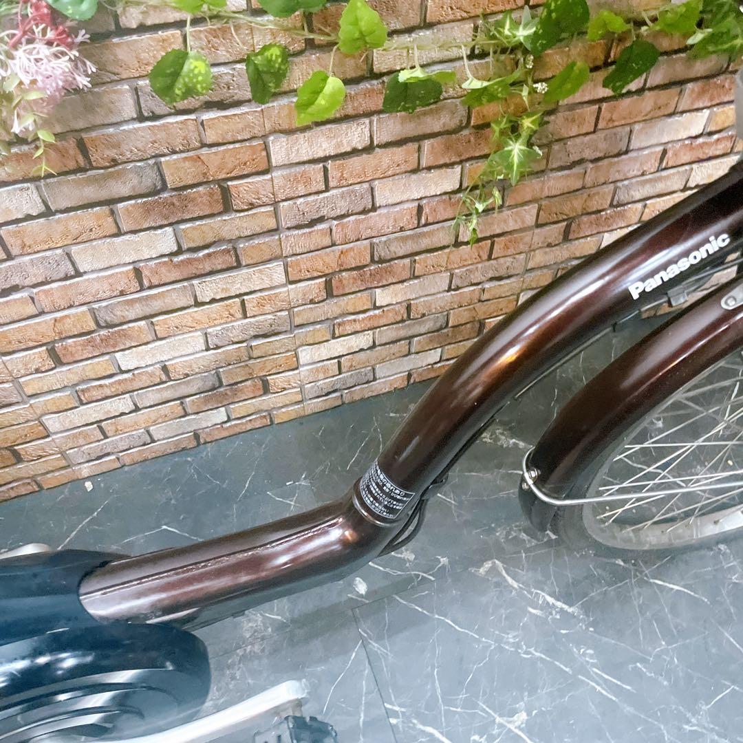 【20】子供乗せ電動自転車 Panasonic Gyutto mini ブラウン