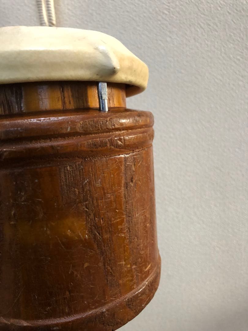 パール製、木製ボンゴ 、スタンドセット。