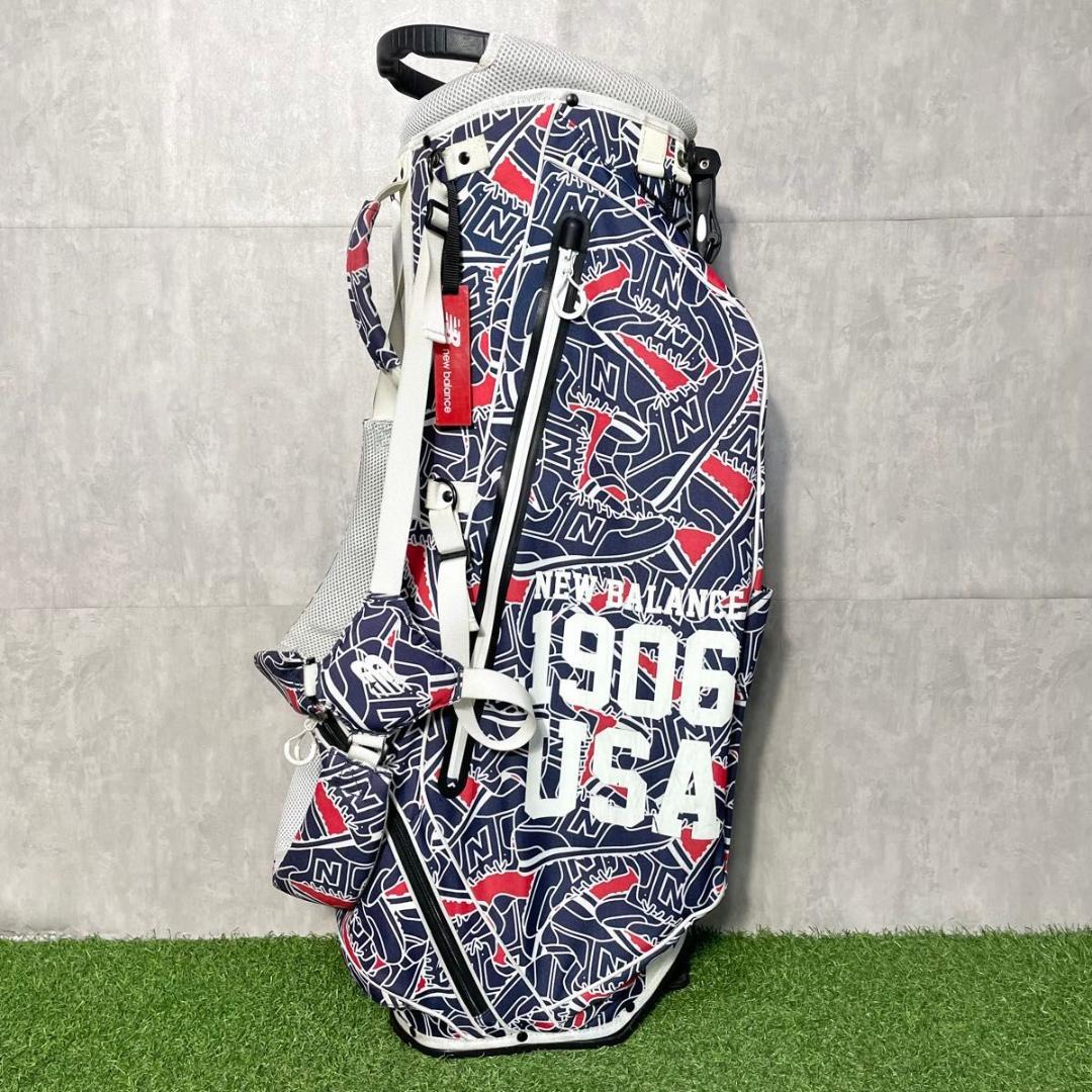NEW BALANCE ニューバランス キャディバッグ ゴルフバッグ スタンド式