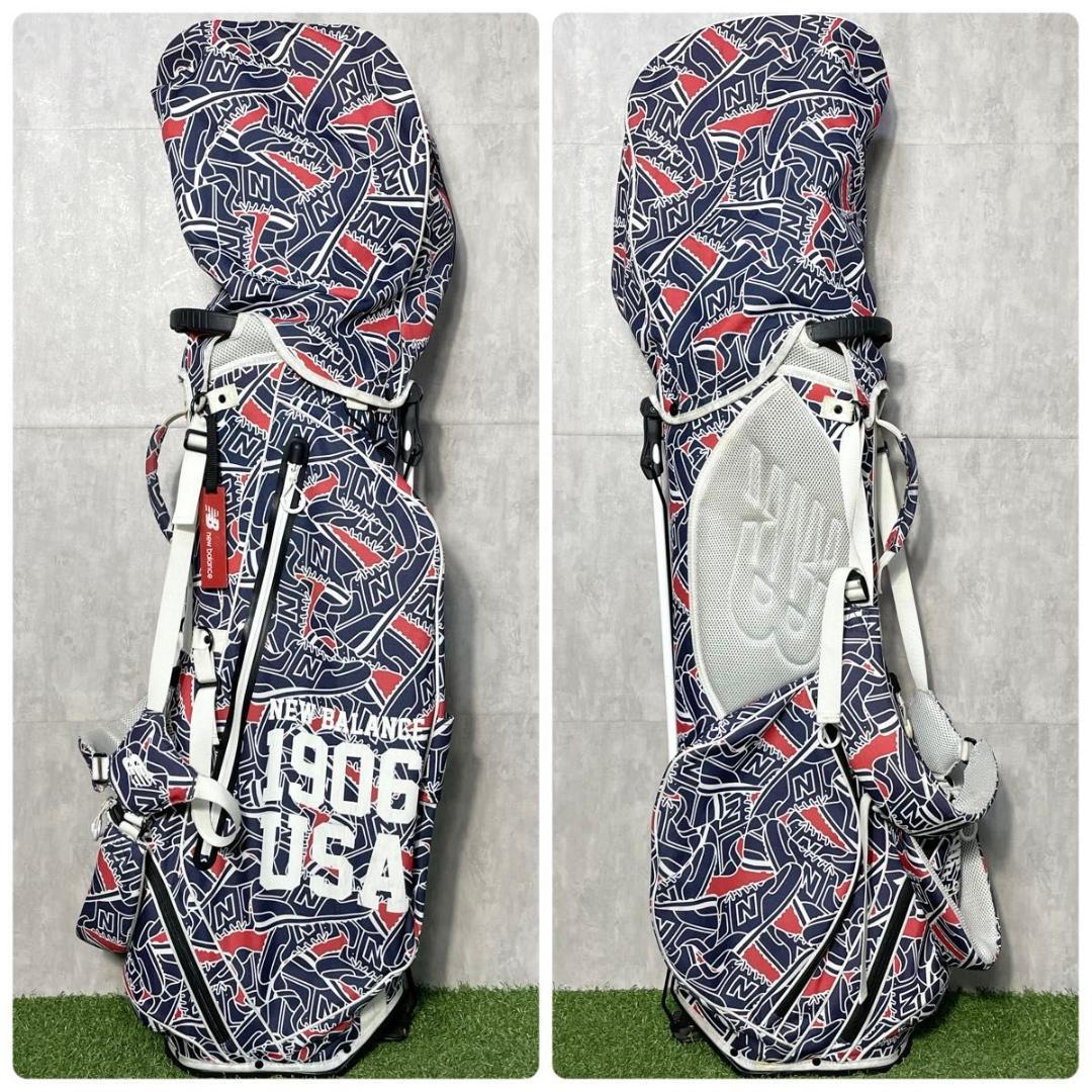 NEW BALANCE ニューバランス キャディバッグ ゴルフバッグ スタンド式