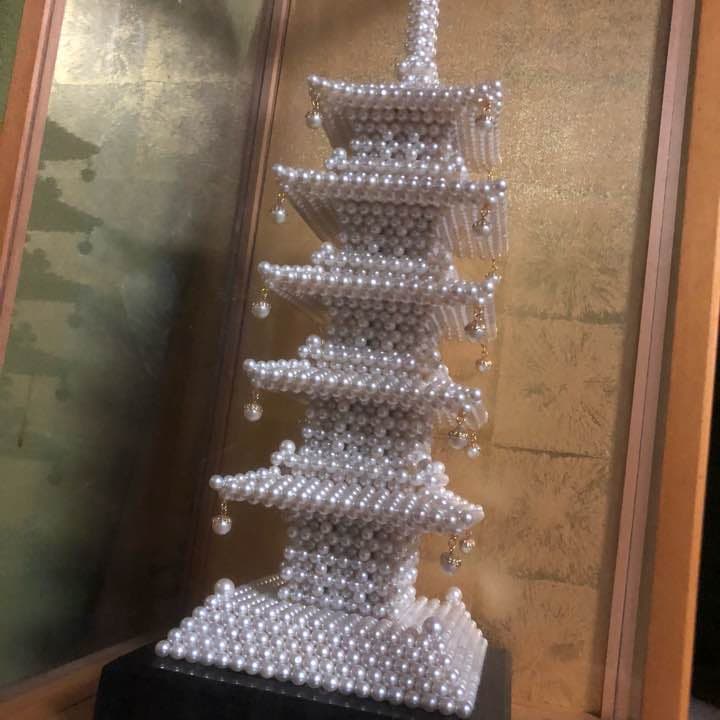 ビーズ 天守閣 骨董品