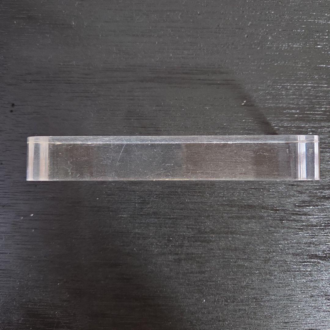 鉄道グッズ 日本食堂 透明ペーパーウェイト