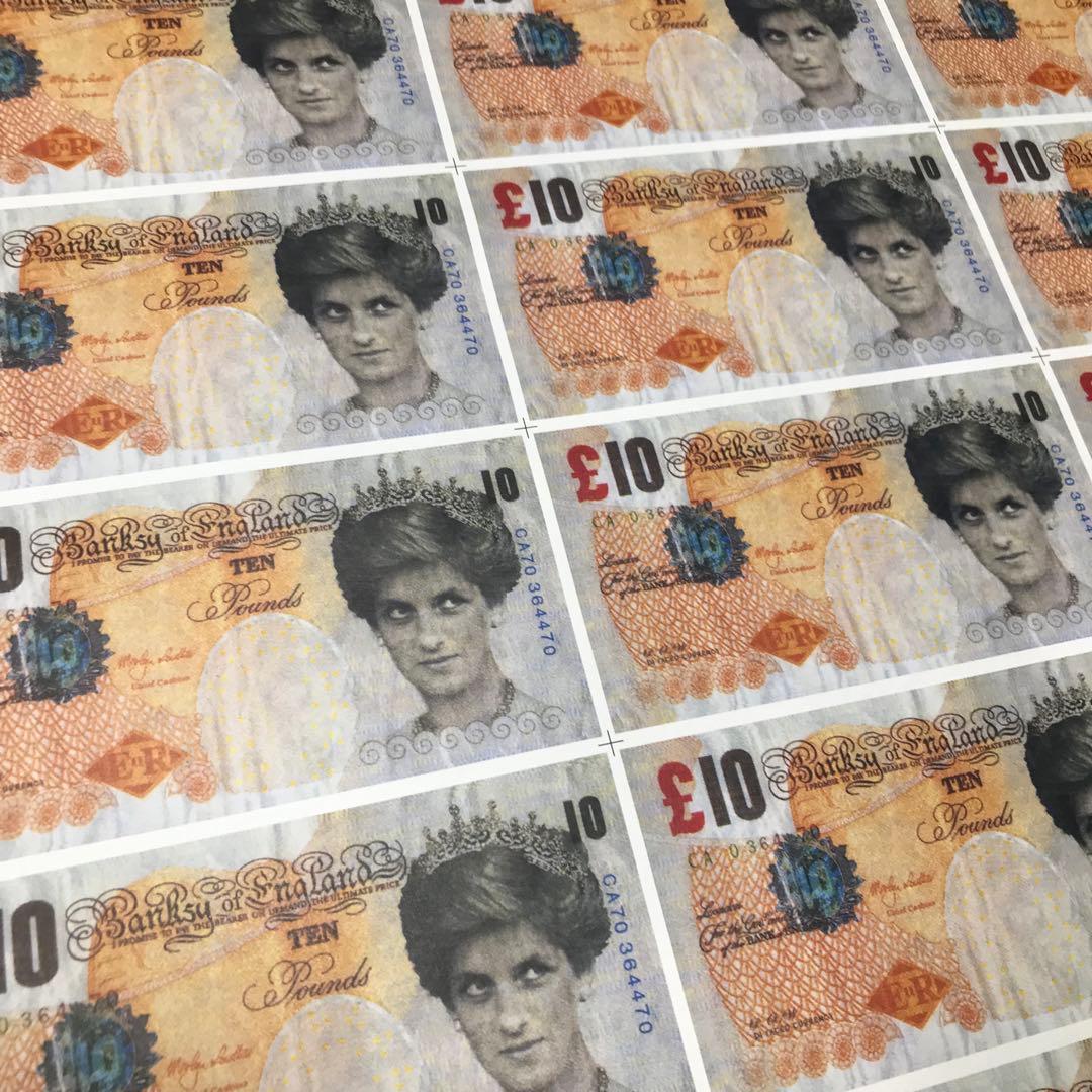 BANKSY バンクシー Di-Faced Tenner 10ポンド ダイアナ妃