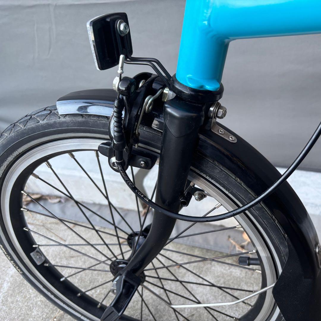 【美品】BROMPTON BLACK Edition 青S2L おまけ付き