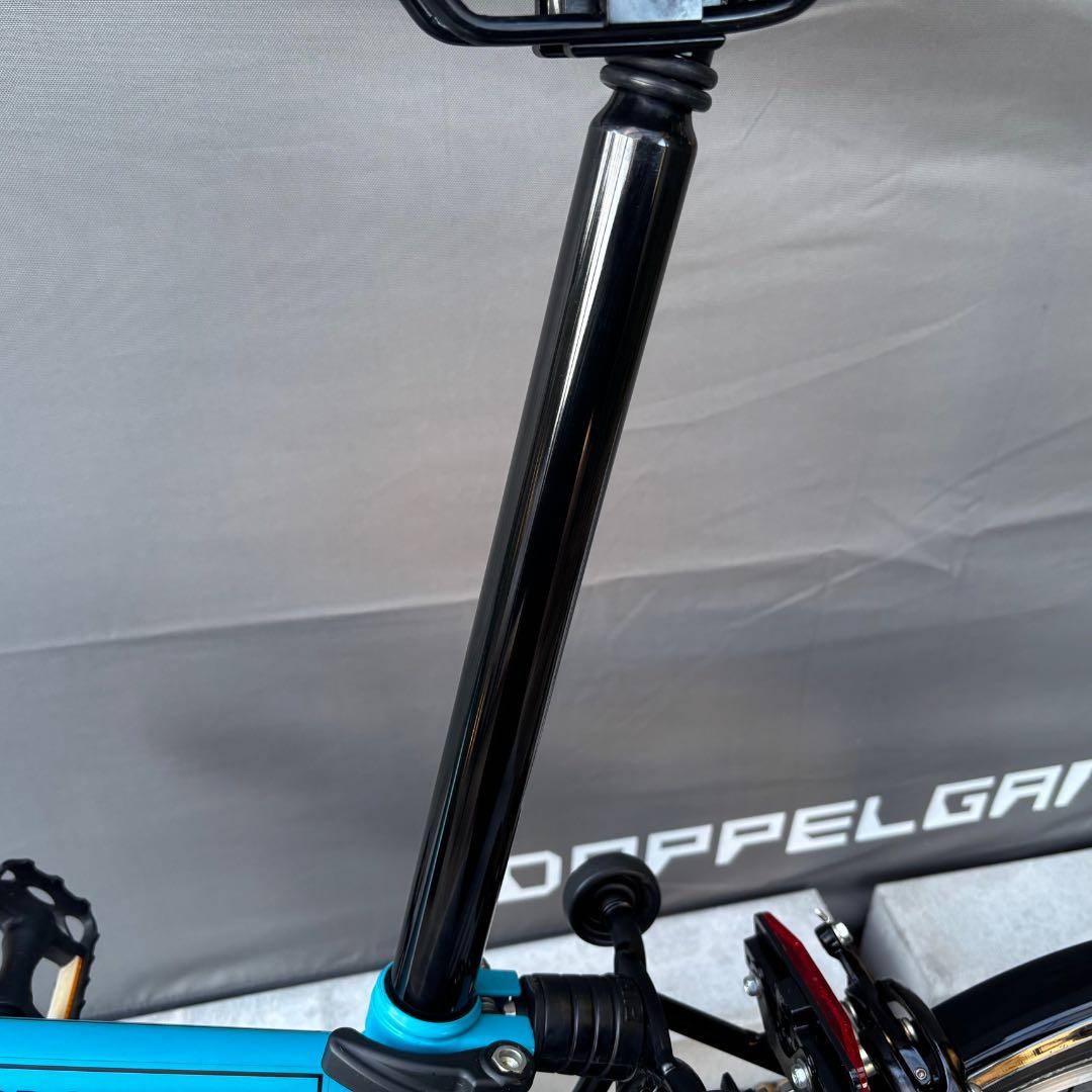 【美品】BROMPTON BLACK Edition 青S2L おまけ付き