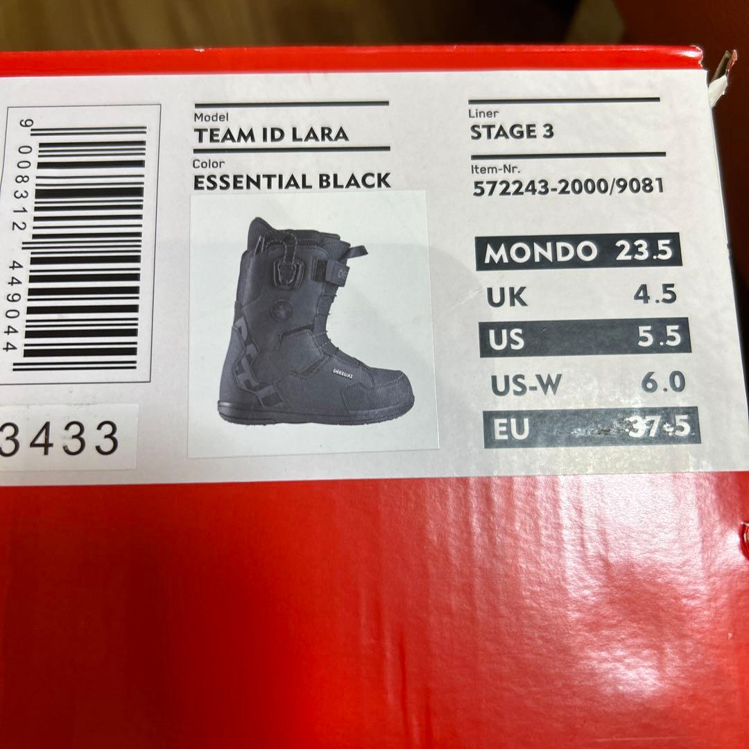 み*る様 22-23 DEELUXE Team ID Lara 23.5cm 新