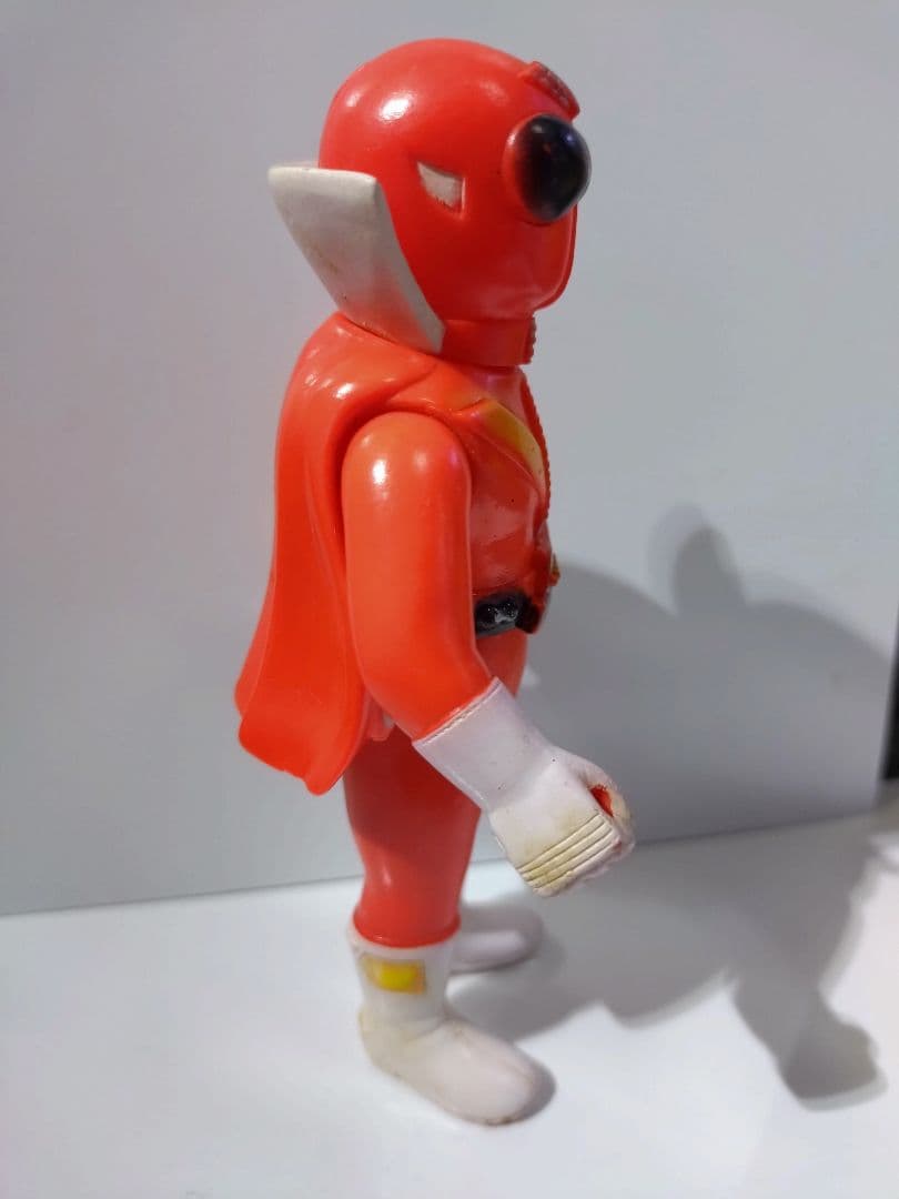 ポピー☆秘密戦隊ゴレンジャー☆アカレンジャー☆1970年代の希少ソフビフィギュア