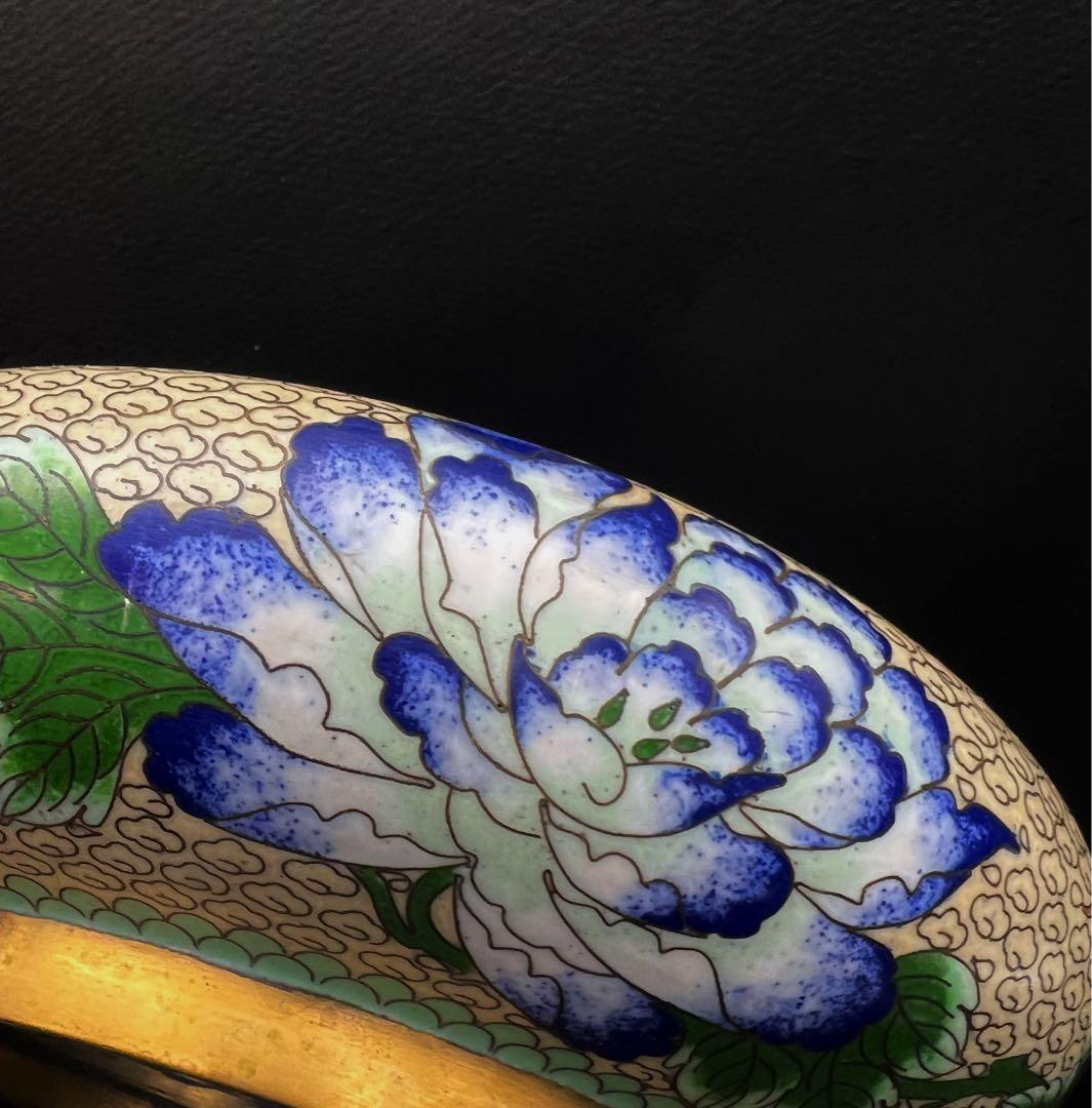 中國美術 古玩 景泰蓝 七宝焼 笔洗 書道具