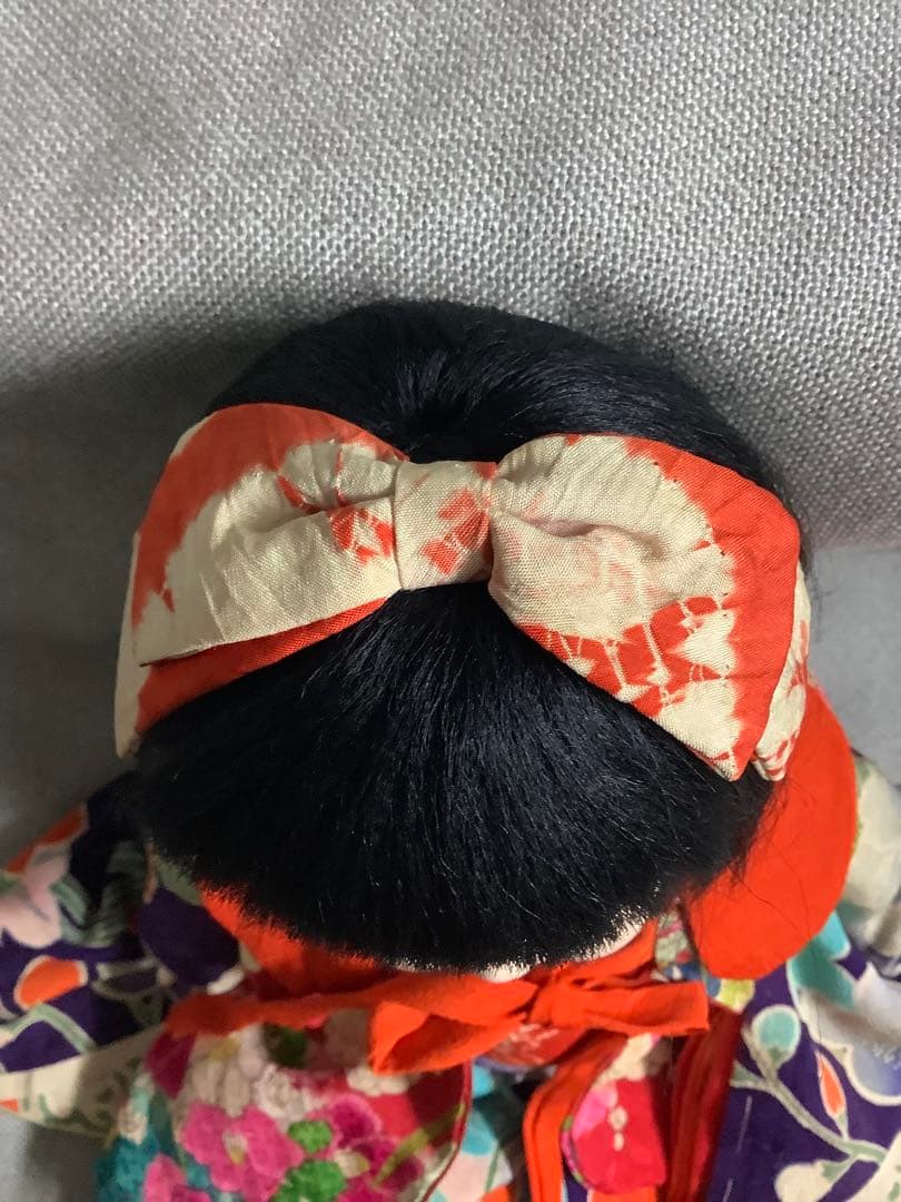 土・日限定セール 再出品 顔・足等に難あり！ 藤村明光 市松人形 約40cm