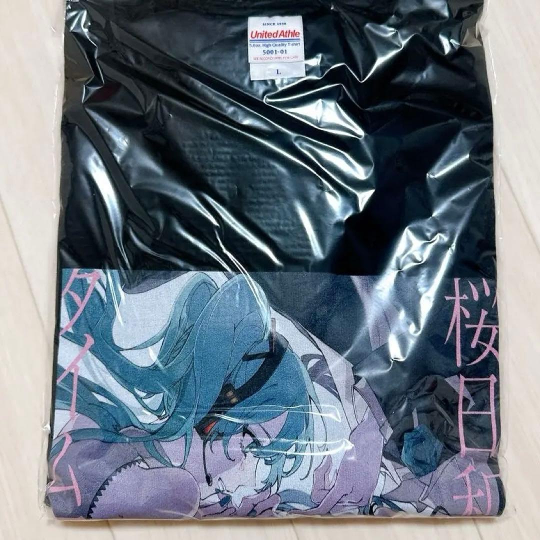 【最終値下げ】Ado 桜日和とタイムマシンwith初音ミク/オリジナルTシャツ