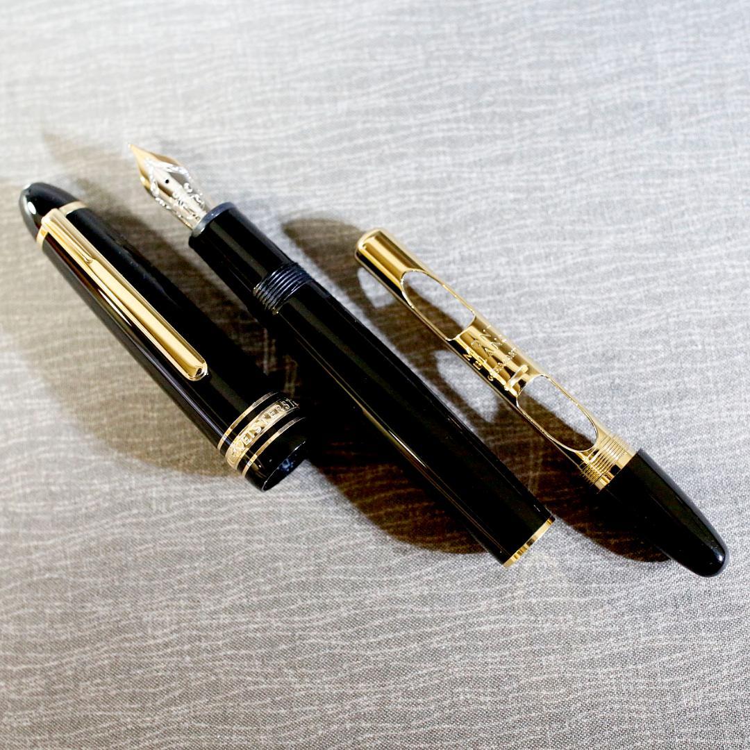 【極美品 送料込】モンブラン 万年筆 １４７ トラベラー マイスターシュテュック