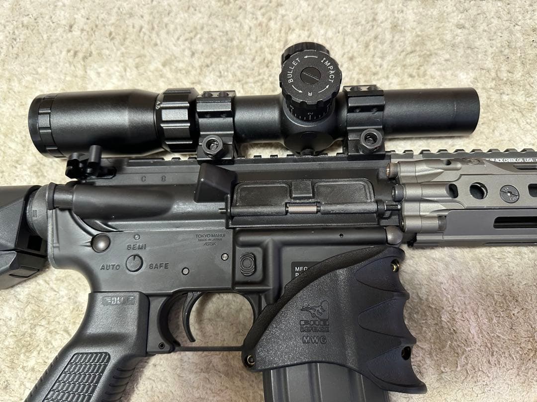 東京マルイ M4A1 MWS ガスブローバック カスタム付 属品多数