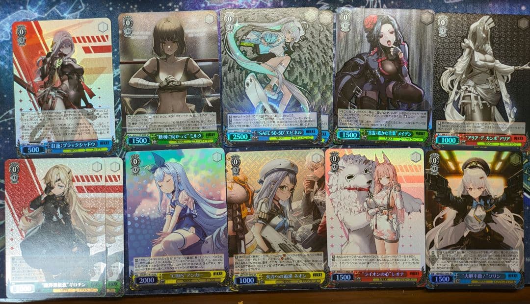 ヴァイスシュバルツ ニケ SR以下まとめ売り 勝利の女神：NIKKE