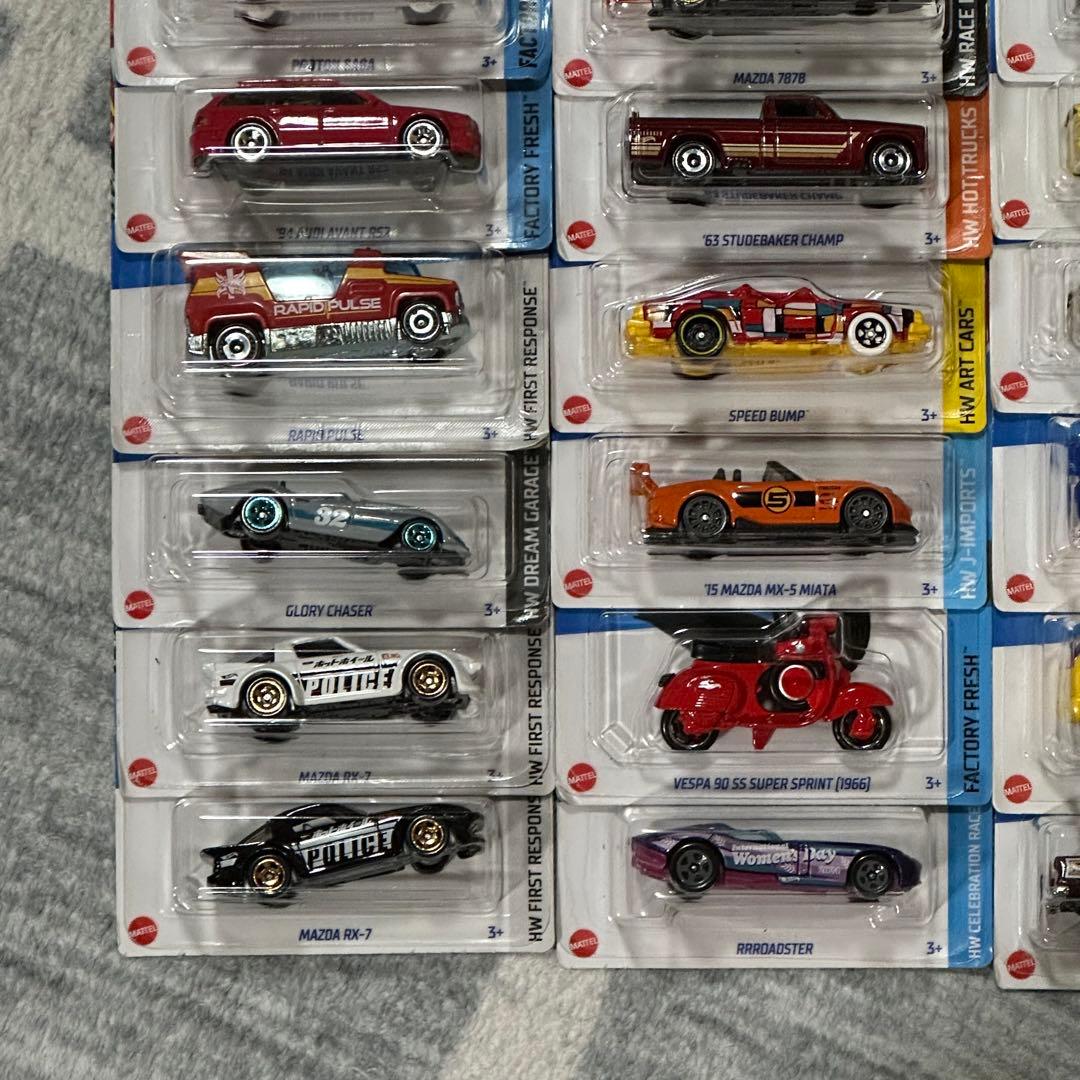 ホットウィール ベーシック 36台セット⑩ ヒロハタ マーク GT-R等