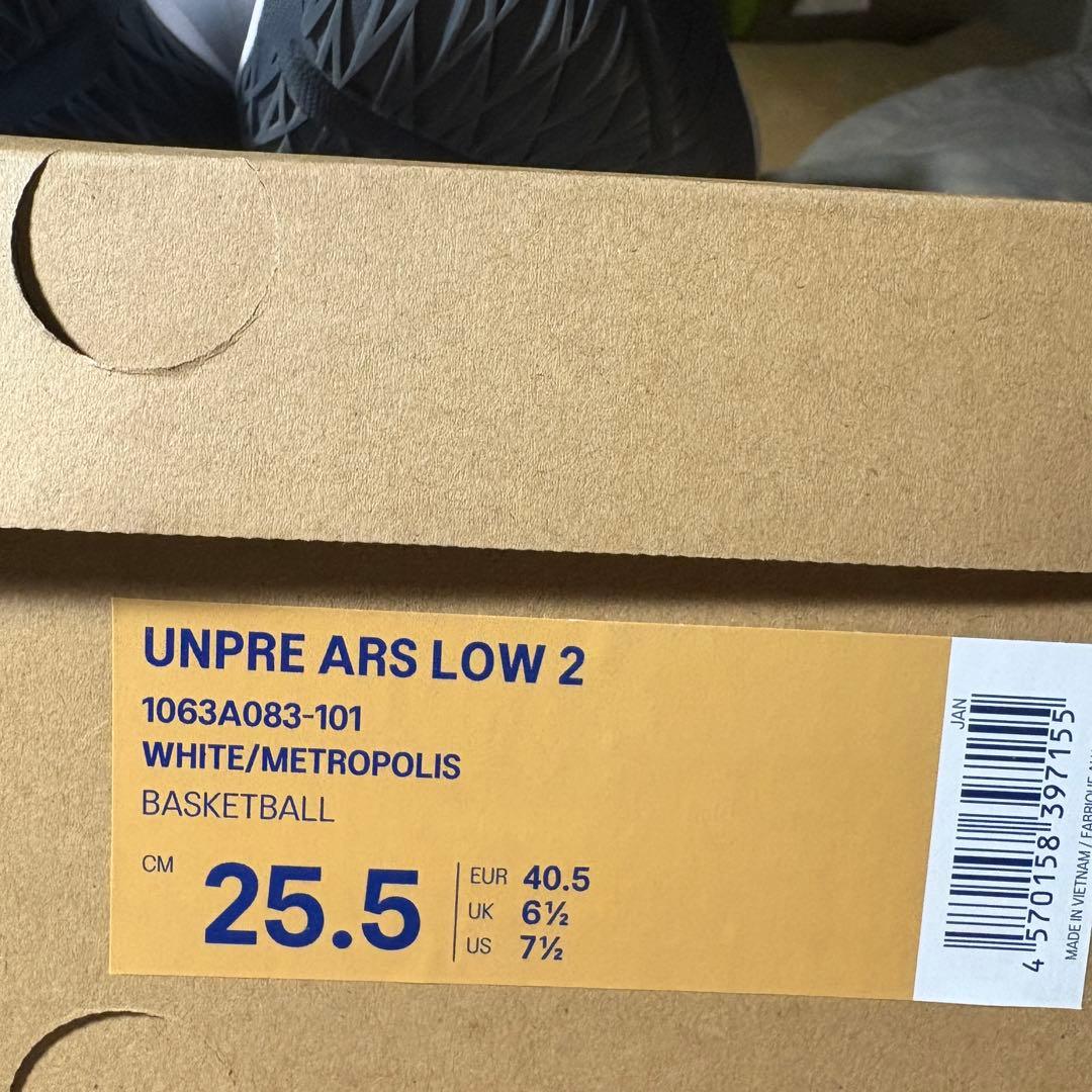 asics UNPRE ARS LOW2 アンプレアルスロー 25.5