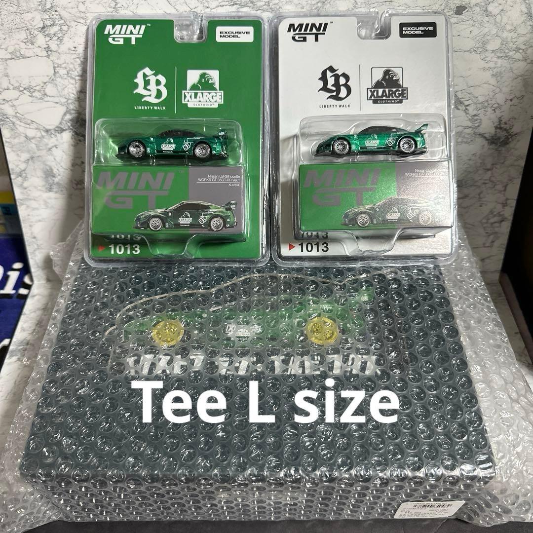 MINI GT LBWK & XLARGE 3台セット Tee L