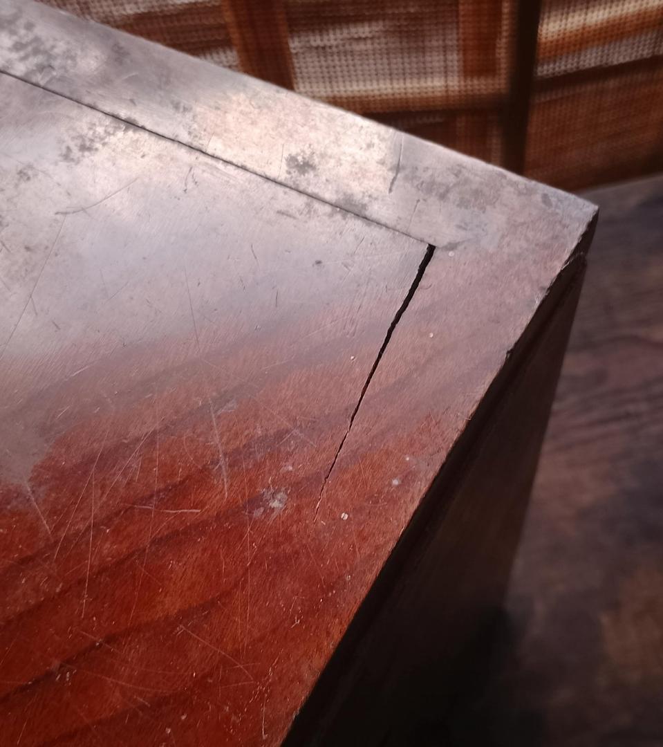 古道具 木製 鏡台用 化粧箱 引き出し付き 小箪笥 昭和レトロ