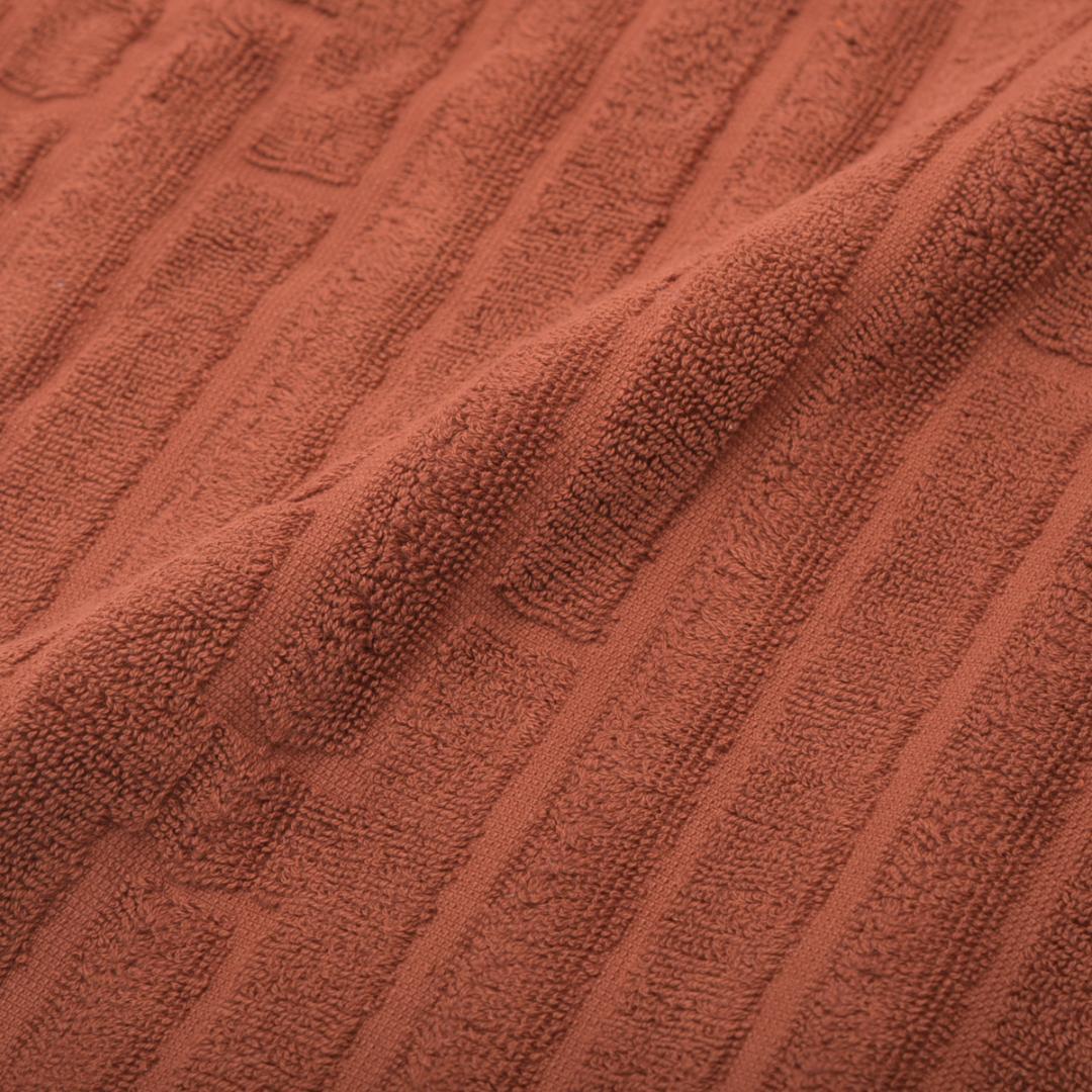 未使用◇エルメス ラビリンス Hロゴ バスタオル バスマット 95×55cm 茶