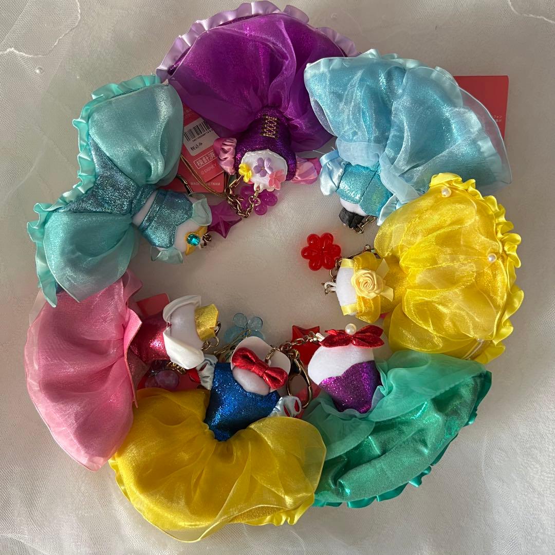 ディズニープリンセス　携帯クリーナー　7個セット