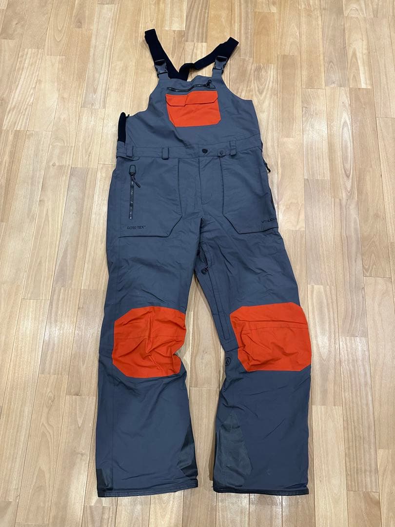 スノーボード volcom RAIN GORE BIB OVERALL L size