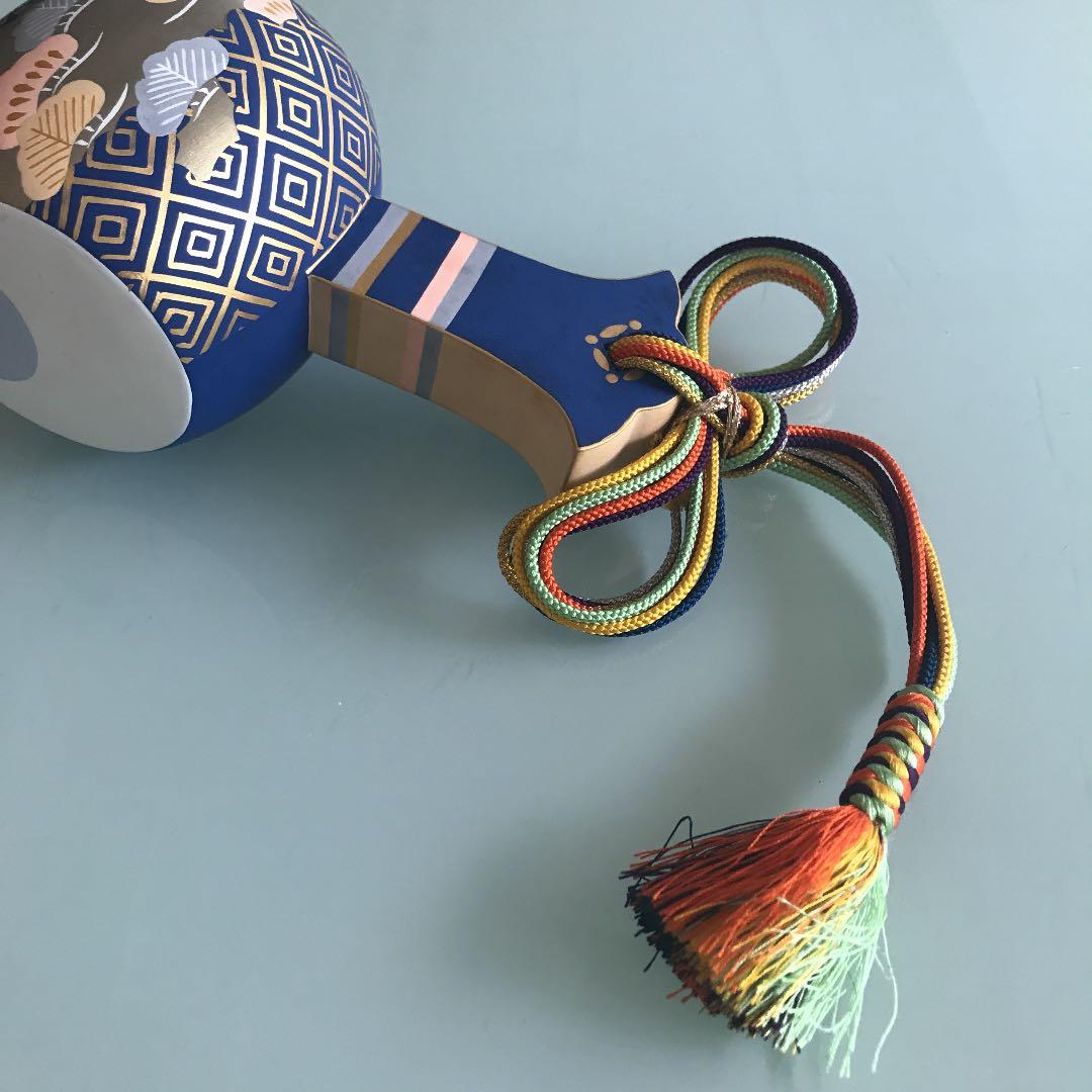 東哉製　新色　宝之槌　打出小槌　置物　京焼