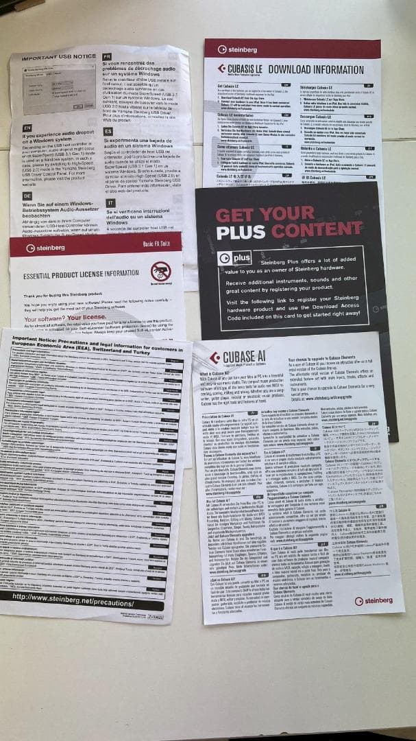 スタインバーグ Steinberg USB3.0 オーディオインターフェイス U