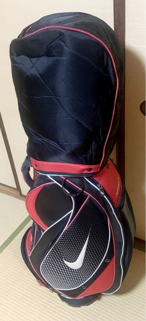 廃盤　希少品　NIKE GOLF キャディバッグ 赤黒