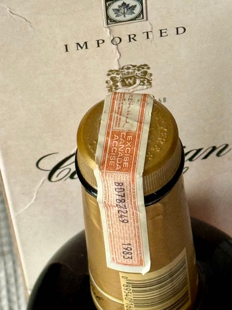 Canadian Club カナディアンクラブ　1983 40％ 1000ml