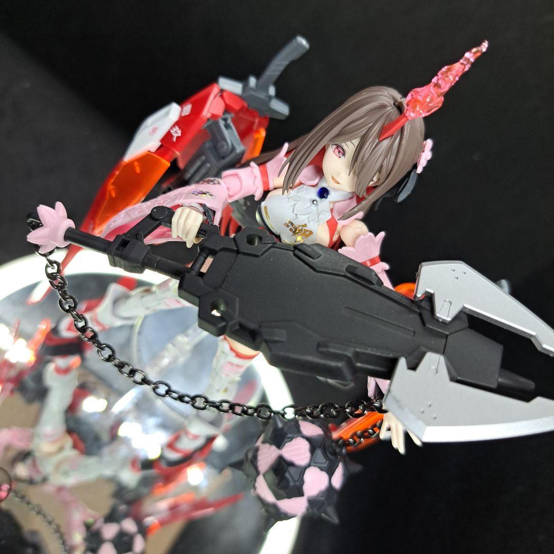 30MS 完成品　シュレミ　ガンダムウイングゼロ炎　スタンド付