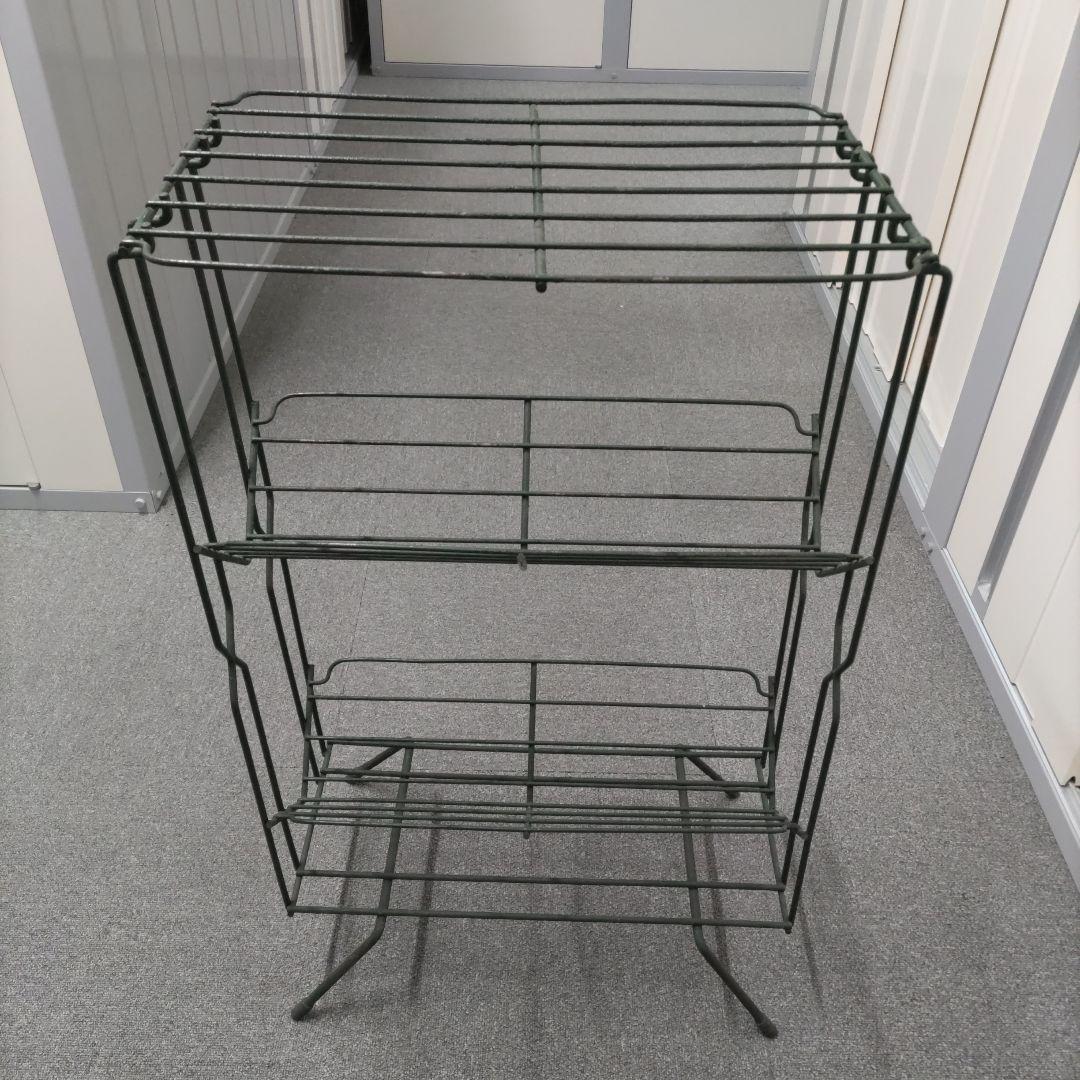 スチールワイヤーラック ヴィンテージ レコードラック ギャラップ厚木