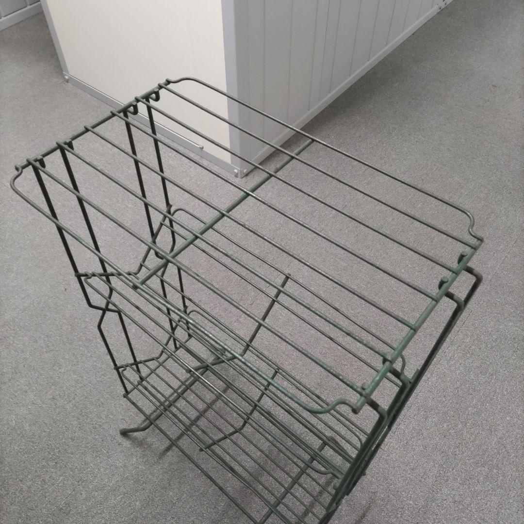 スチールワイヤーラック ヴィンテージ レコードラック ギャラップ厚木