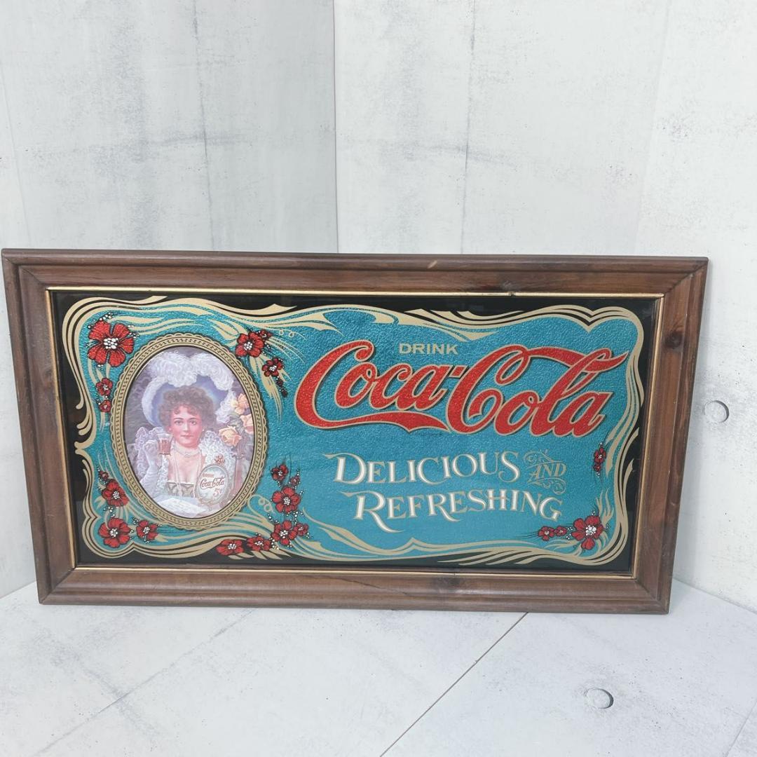 【激レア】ヴィンテージ コカコーラ パブミラー アメリカン雑貨 インテリア雑貨