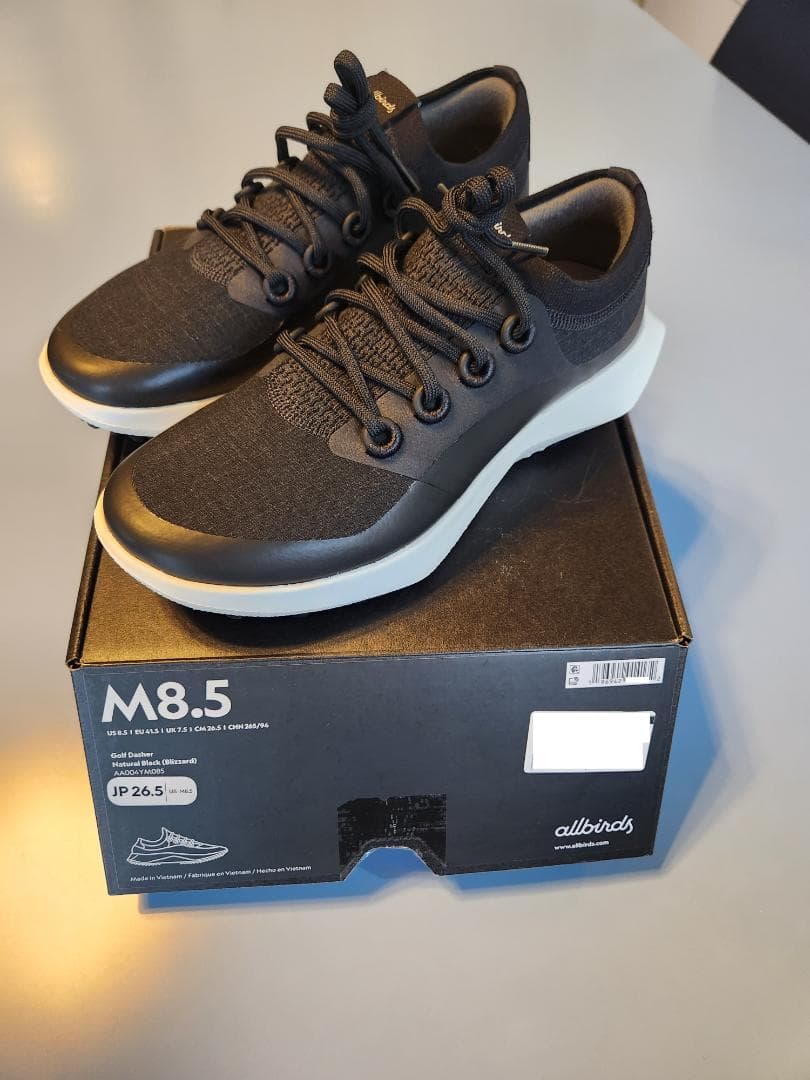 Allbirds Golf Dasher オールバーズ　ゴルフ 26.5cm 黒