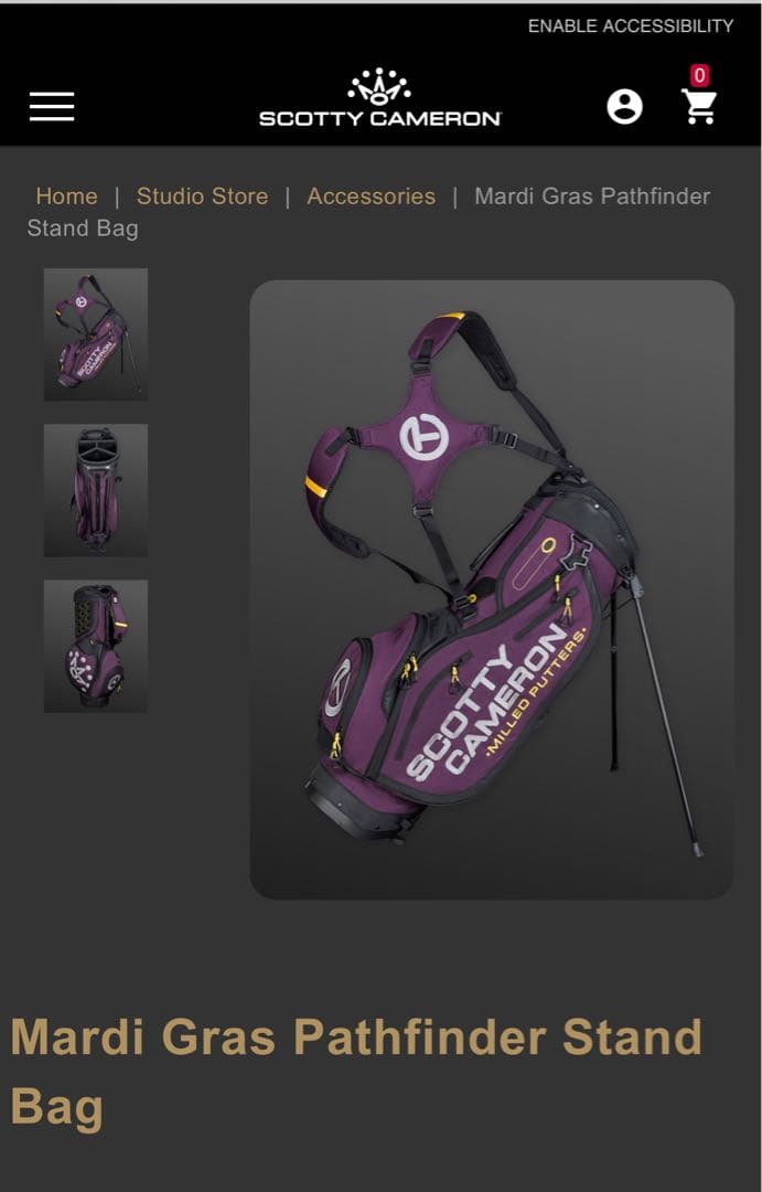 n*r様 Mardi Gras Pathfinder Stand Bag スタン