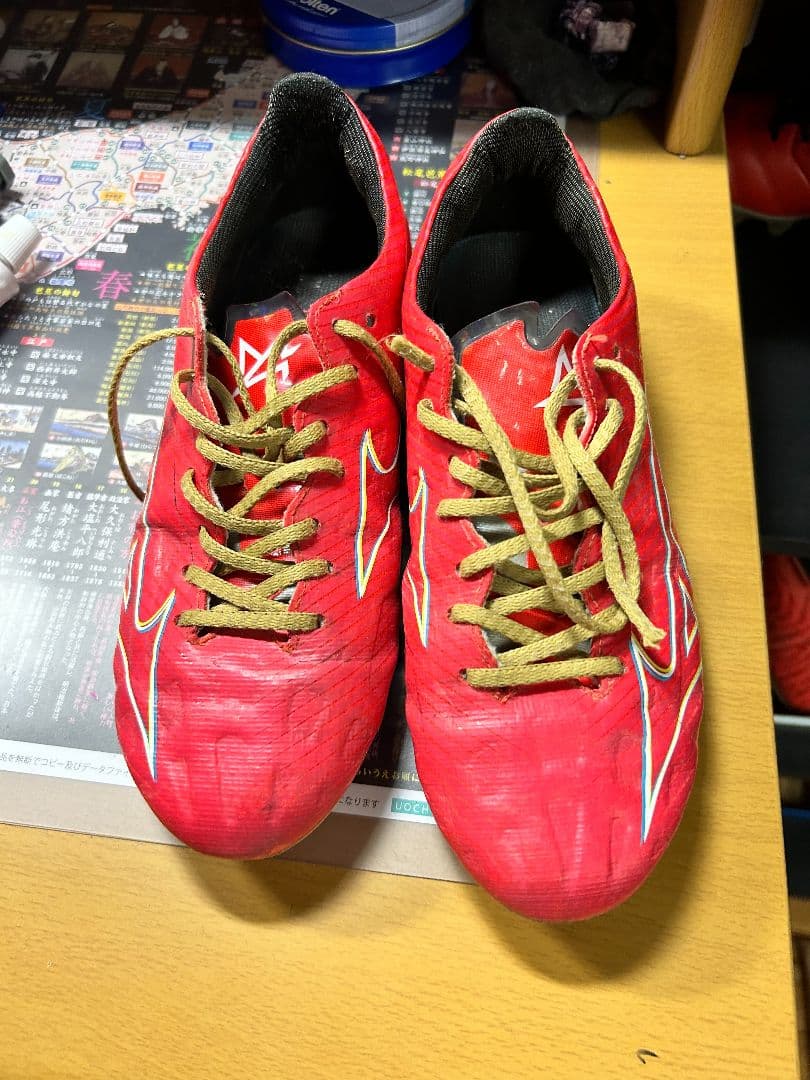 モレリア2JAPAN24センチ、ミズノアルファエリート23センチ