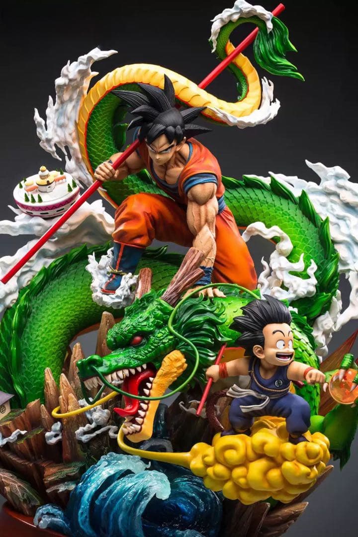 【新品】ドラゴンボール 孫悟空 大人 子ども フィギュア 神龍 ガレージキット